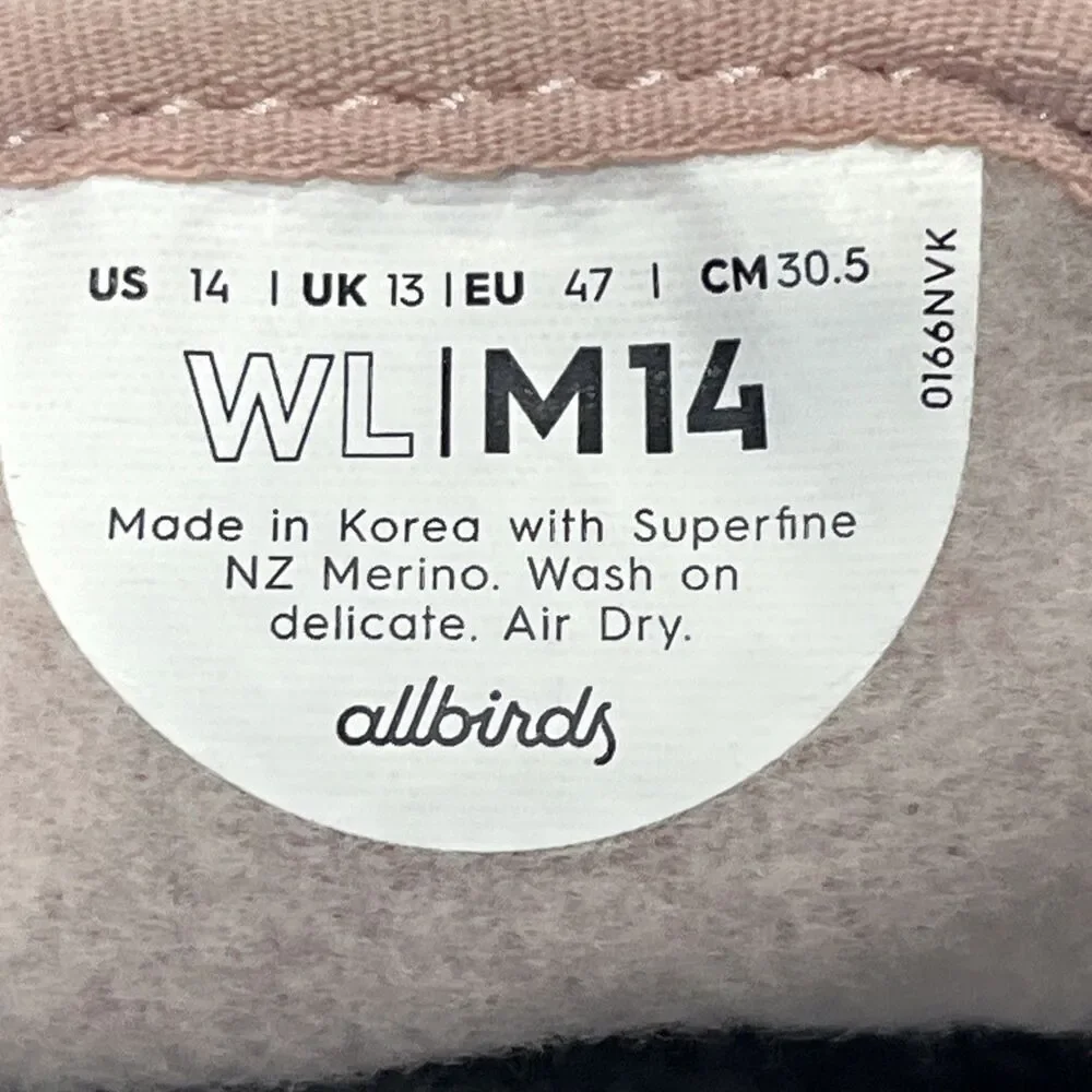 Allbirds NWOB Mens 14 Wool Loungers Slip On Loafer Sneakers Shoes Dusk‎ Pink